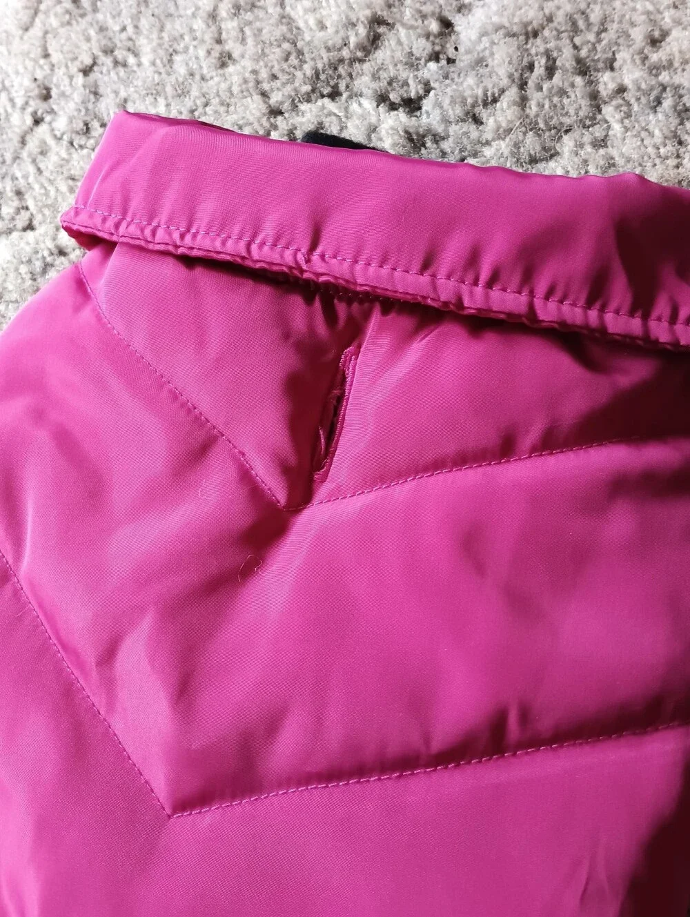 🩷 Bailey & Bella Dog Puffer Vest Pink Black Fleece Medium Jacket Quilted